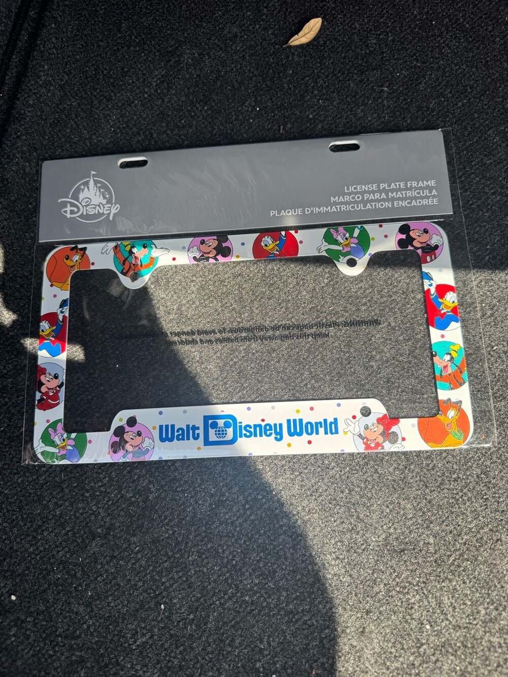 Walt Disney World Mickey and Friends Character License Plate Frame